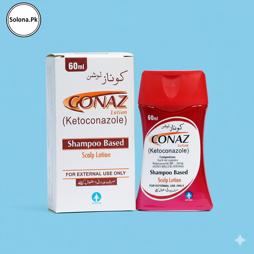 Conaz Ketoconazole Shampoo (60 ML) For Dandruff in Kids and Ad-ults