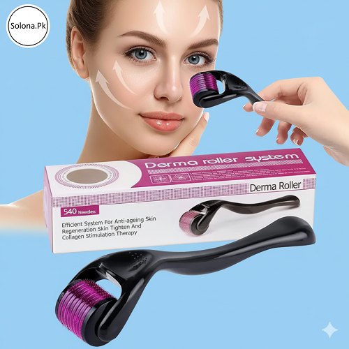 Derma Roller 0.5 Mm Hair & Skin System - Titanium needles - Best quality derma roller