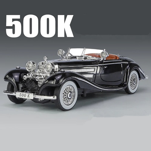 1:24 Diecast 1936 Mercedes Benz 500K Model Car - Image 2