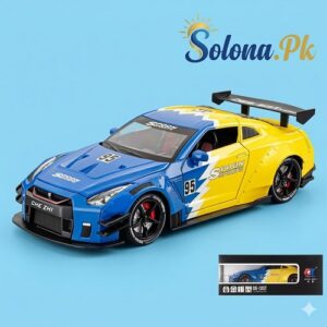 1:24 Diecast Nissan GTR R35 Model Car With Smoke