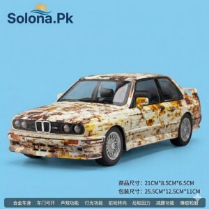 1:24 Scale BMW M3 E30 Toycills Vintage Rust Style Diecast Car Model