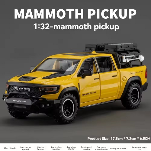 1:32 Diecast RAM Mammoth Pickup Model Car - Image 2
