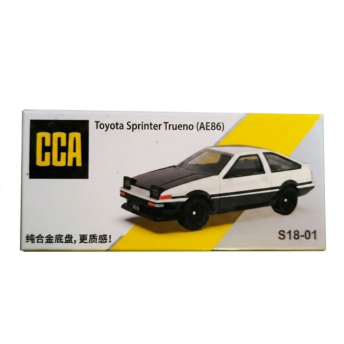 CCA Brand Toyota Sprinter Trueno AE86 1:64 Die-Cast Model Car - Image 4
