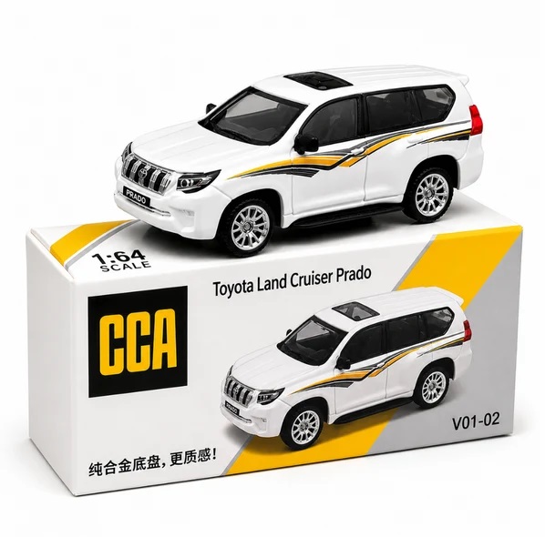 CCA Toyota Land Cruiser Prado Die-Cast Metal Model Car V01-01 - Image 3