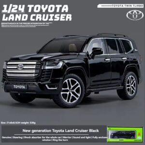 1:24 Diecast Toyota Land Cruiser lc300 with Key SUV Model